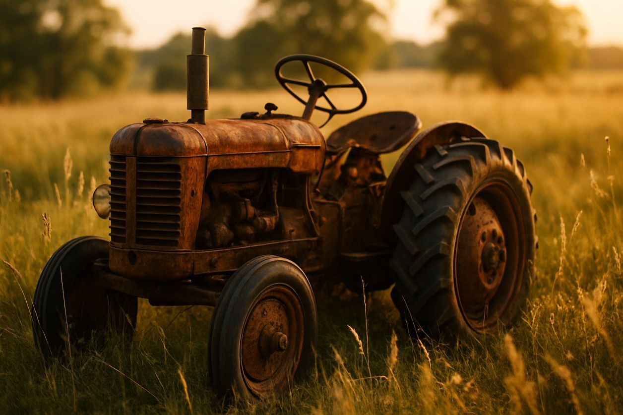 Tracteur ancien : trésor du passé rural