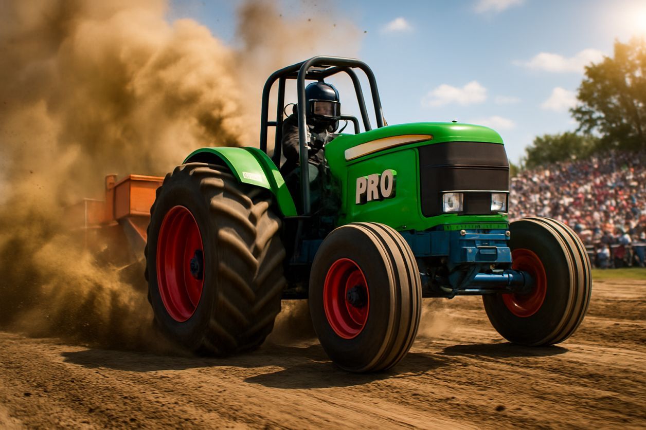 Tractor pulling à Bernay : show 2024