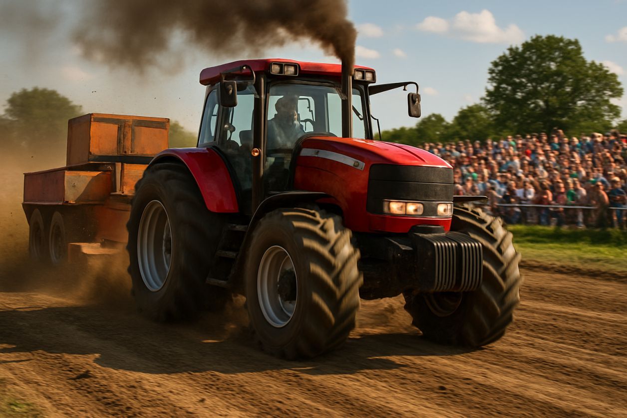 Tracteur pulling à Lubersac : show 2021